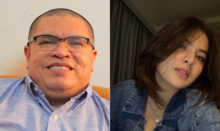 Razman Arif Nasution dan Iqlina Kim ketika menggugat Hotman paris