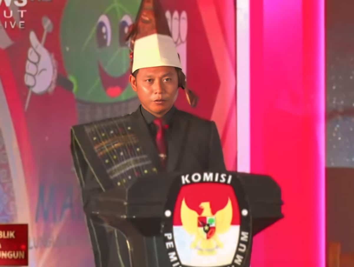 Ketua KPU SImalungun Septian Johan Pradana.(Foto/repro)