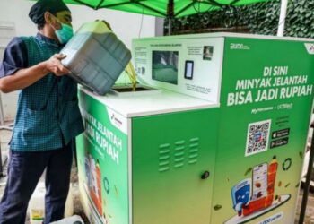 Penampungan minyak jelantah dari masyarakat.(foto:pertamina.com)